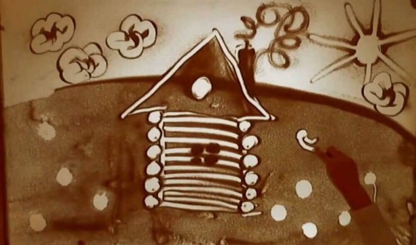 Магия песка рисование на песке