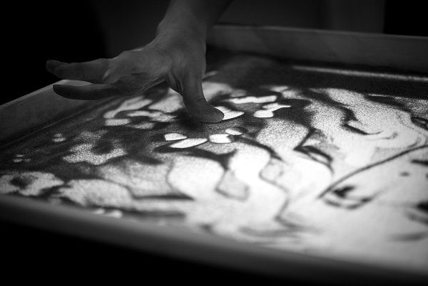 Песок рисунок