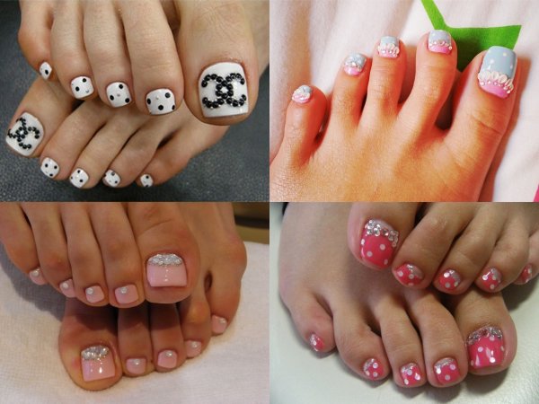 Педикюр на лето