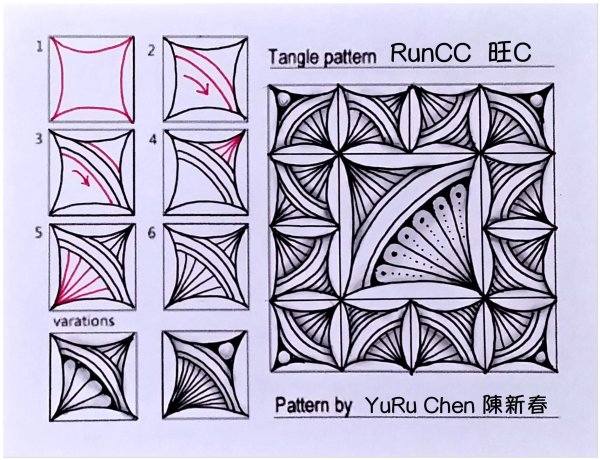 Танглы пошагово для начинающих
