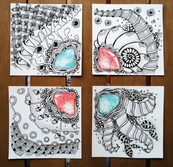 Зенарт техника рисования