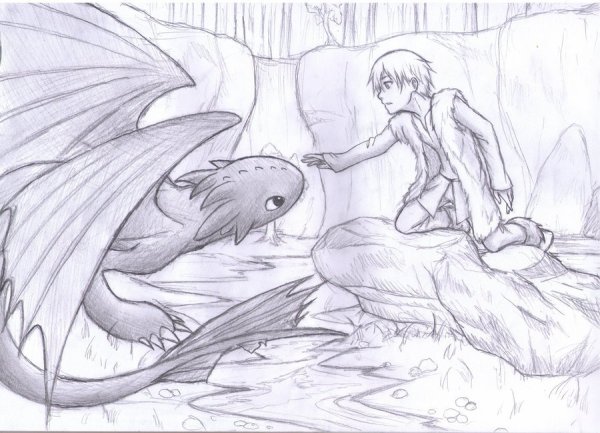 Беззубик карандашом