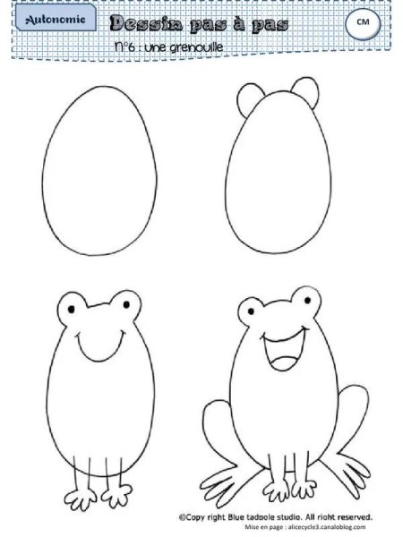 Как рисовать лягушку