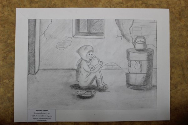 Блокадный Ленинград рисунки детей
