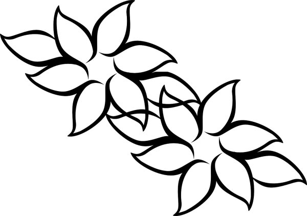 Цветочки эскизы простые