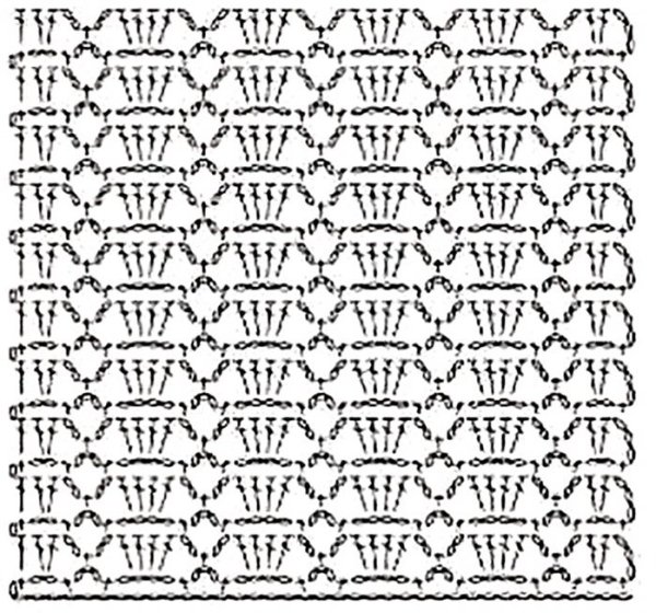 Узоры крючком со схемами