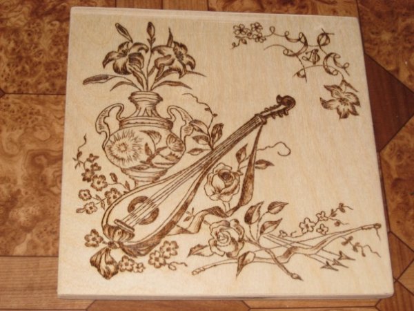 Цветы для выжигания