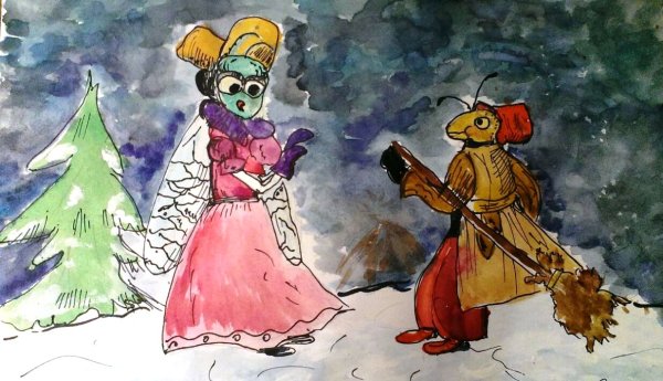 Попрыгунья Стрекоза мультфильм