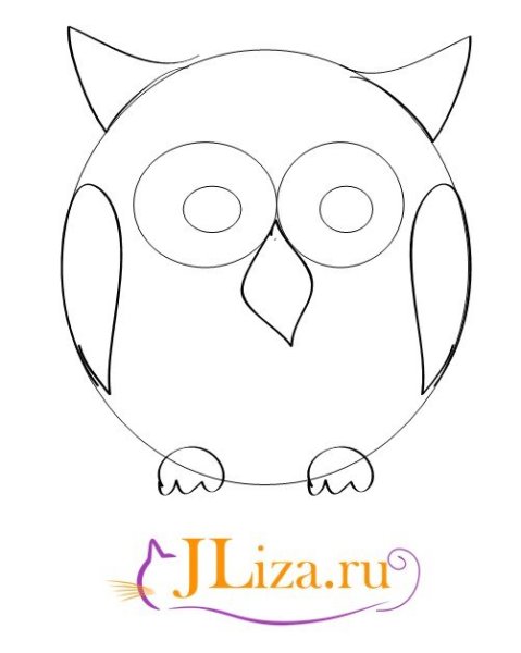 Рисуем сову