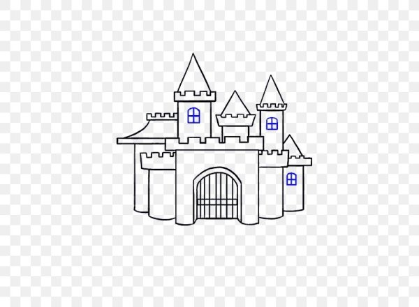 Дворец раскраска для детей