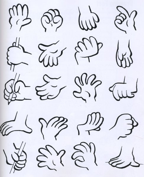 Мультяшные кисти рук