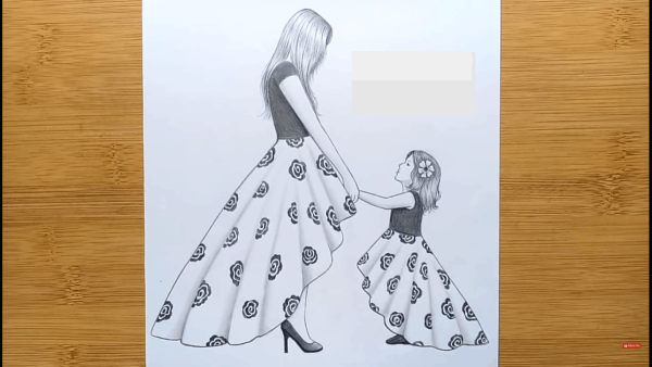 Рисунок маме на день рождения