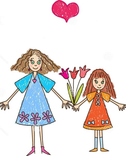 Раскраска мама домохозяйка для детей