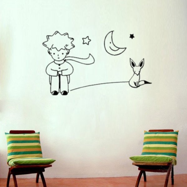 Разрисованные стены в квартире