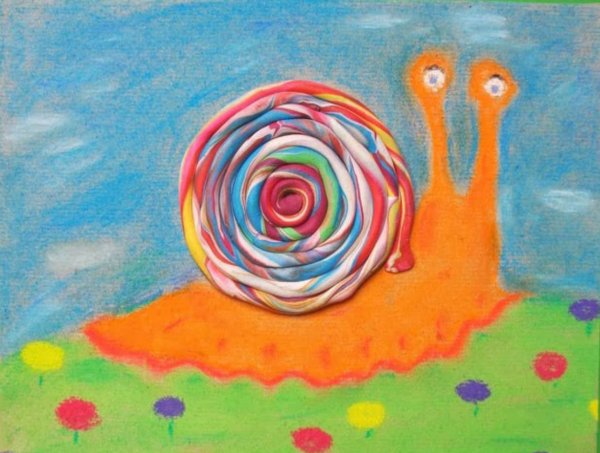 Раскраска пластилином