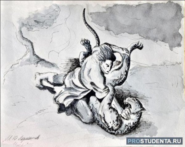 Мцыри раскраска