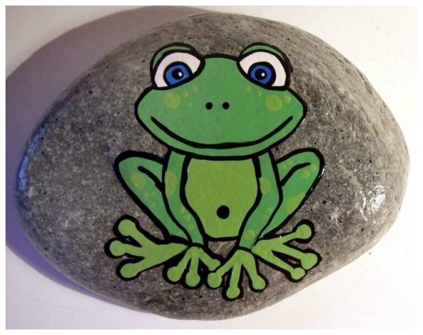 Рисование на камушках для детей