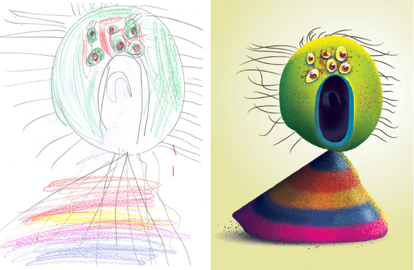 Необычные детские рисунки