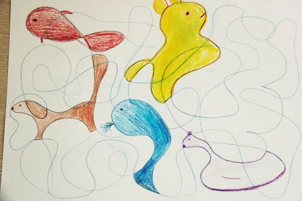 Грифонаж техника рисования