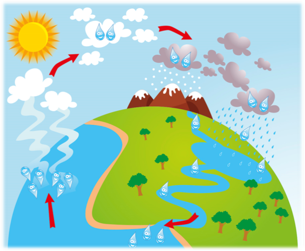 Круговорот воды в природе задания для дошкольников