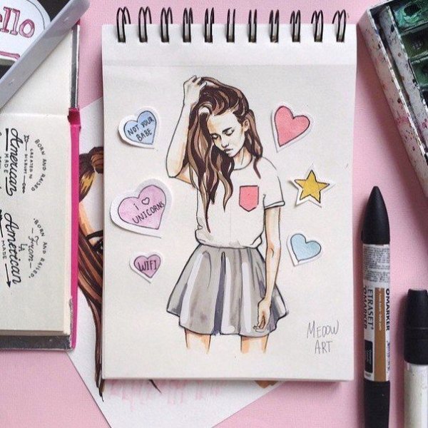 Девушки для артбука