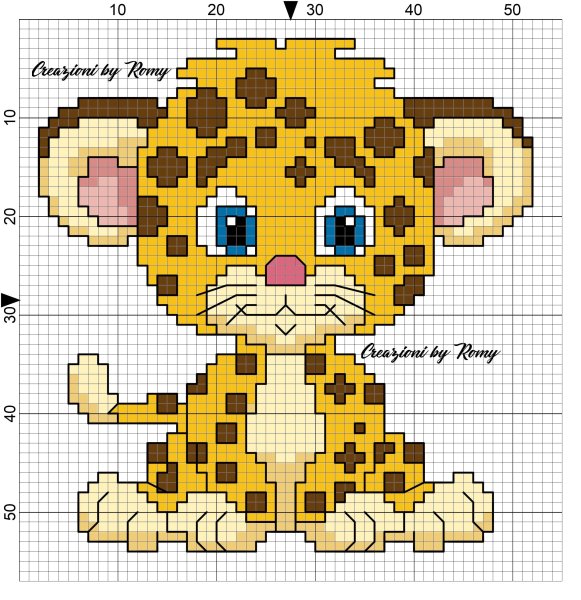 Лёгкая вышивка крестиком для детей