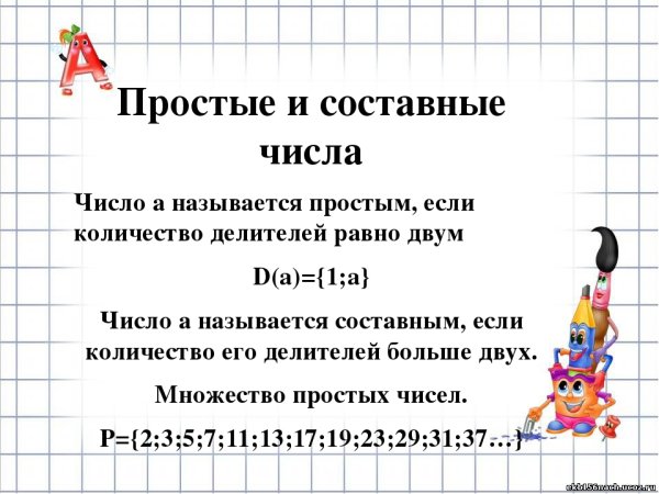 Простые и составные числа 5 класс