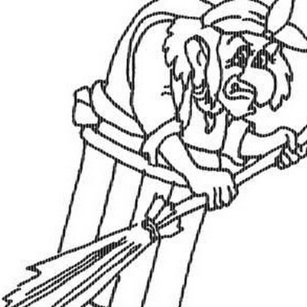 Нарисовать бабу Ягу