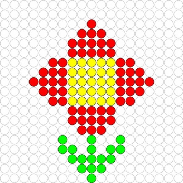 Схемы для мозаики детской круглой