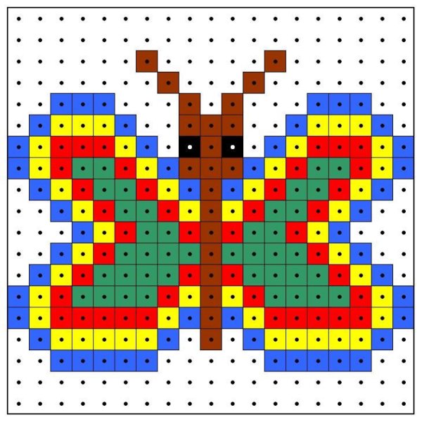 Схемы для мозаики детской