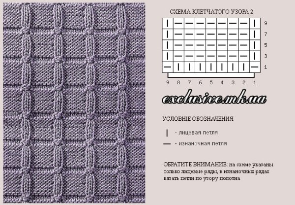 Мужские узоры для вязания спицами