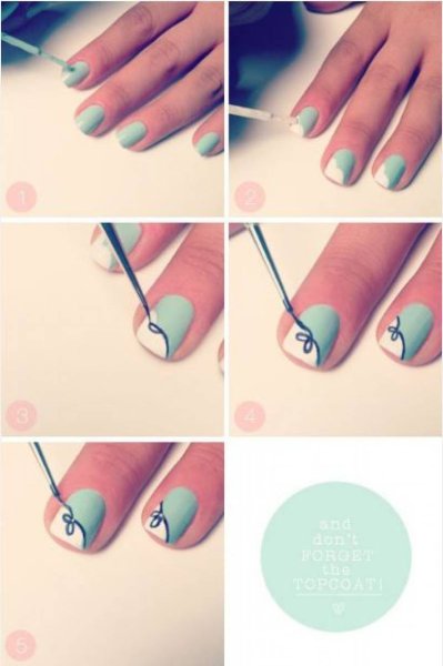 Рисунки для маникюра для начинающих легкие на ногти