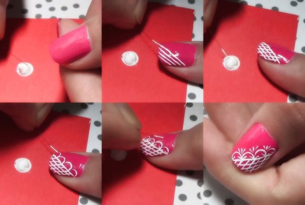 Узоры на ногтях для начинающих