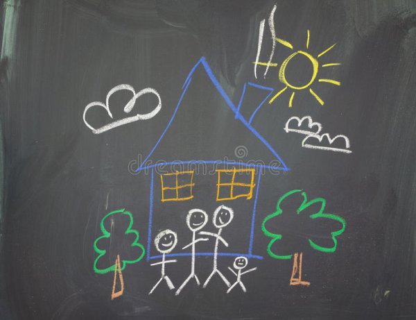 Доска для рисования мелом для детей