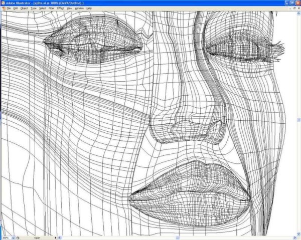 Цифровой рисунок карандашом