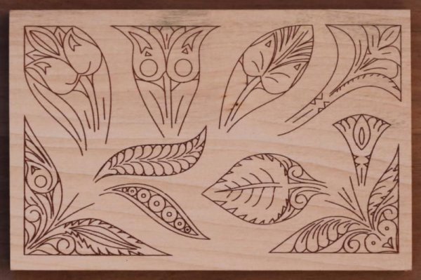Орнаменты для плоскорельефной резьбы по дереву