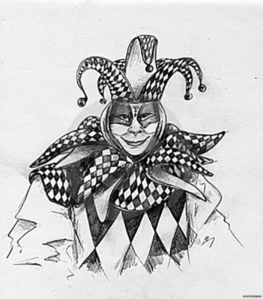 Шут тату эскиз