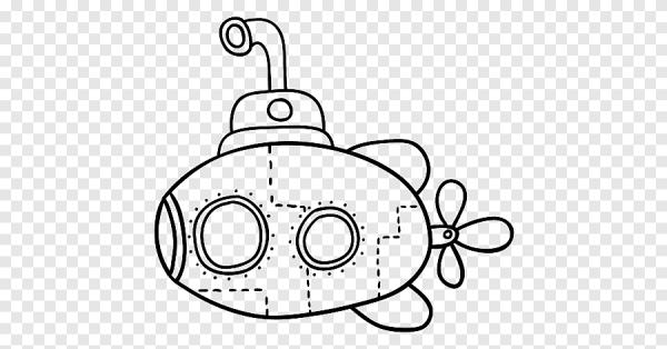 Подводная лодка рисунок