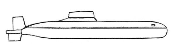 Подводная лодка поэтапное рисование для детей