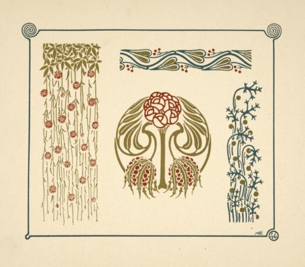 Морис Пийар–верней (1869–1942) орнаменты,