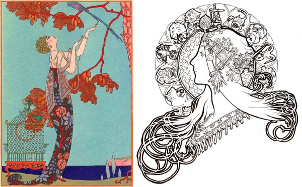 Арт нуво Графика