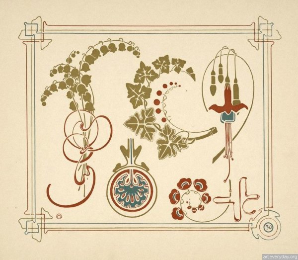 Морис Пийар–верней (1869–1942) орнаменты,