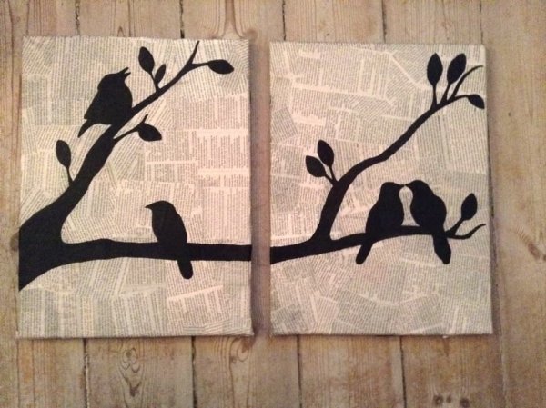 Картины на стене своими руками