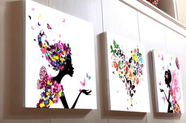 Оригинальное панно из бумаги