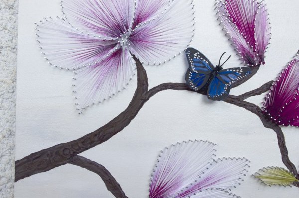 Панно из фасоли