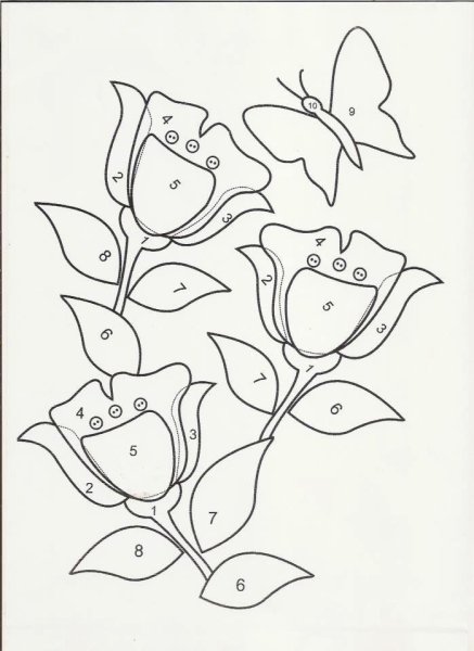 Панно с гвоздями и нитками