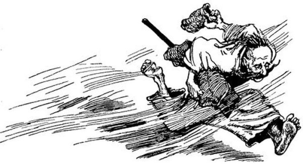 Иллюстрация к повести Гоголя Заколдованное место