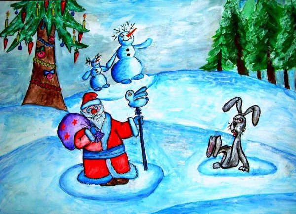 Рождественские раскраски