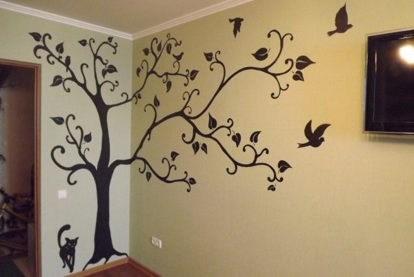 Орнамент на стене