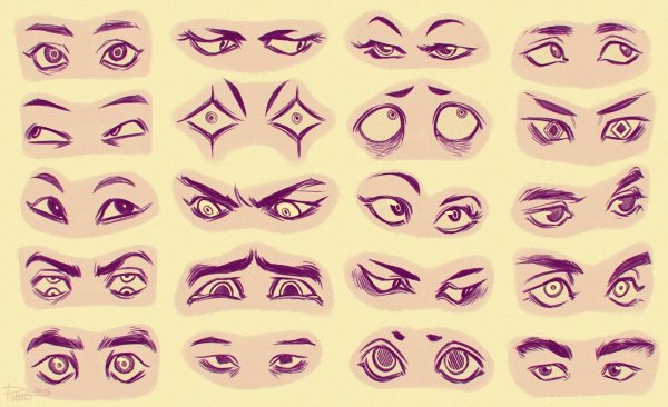 Стилизованные глаза